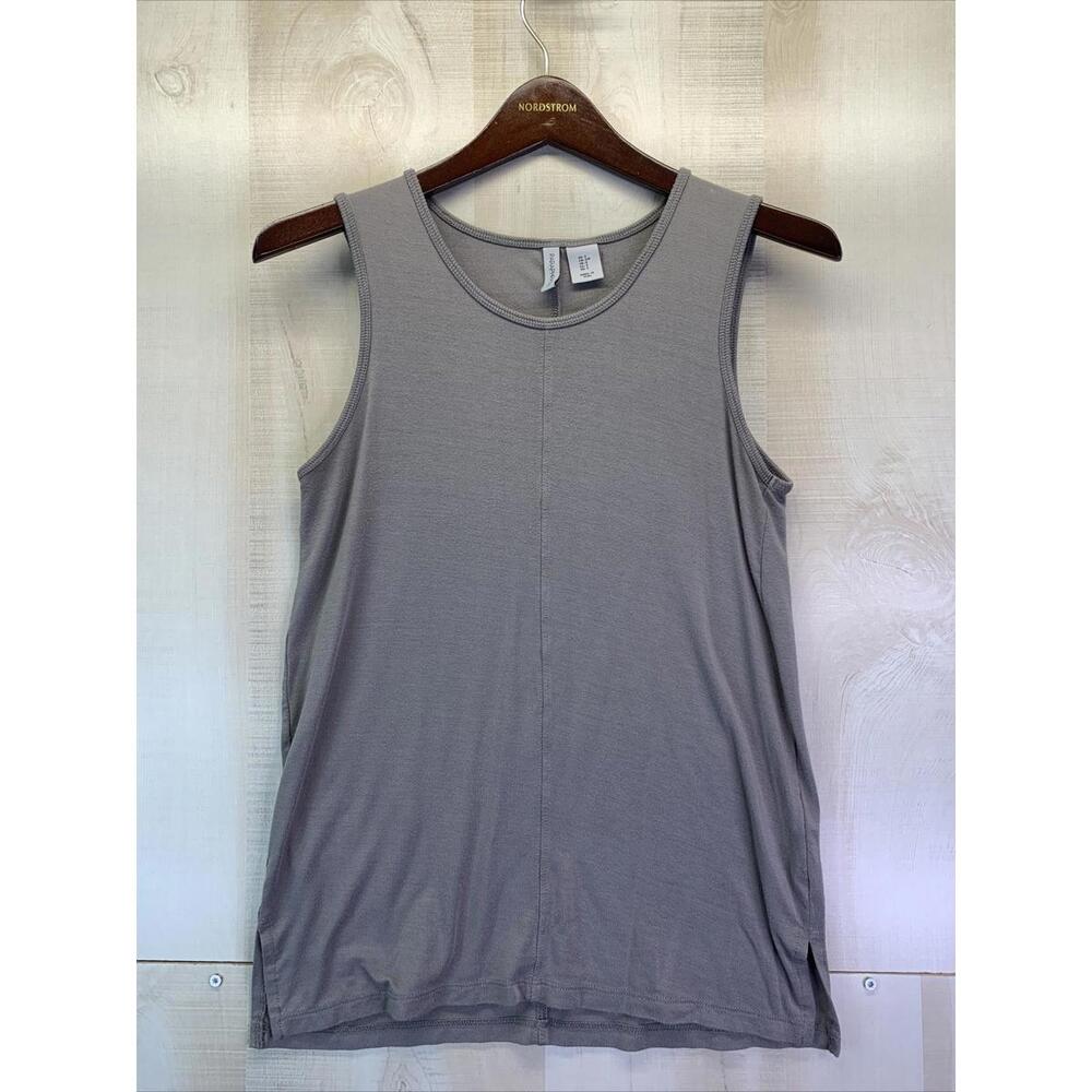 Paraphrase Women’s SZ S Soft Gray Stretch Loose Fit Tank Top-4698